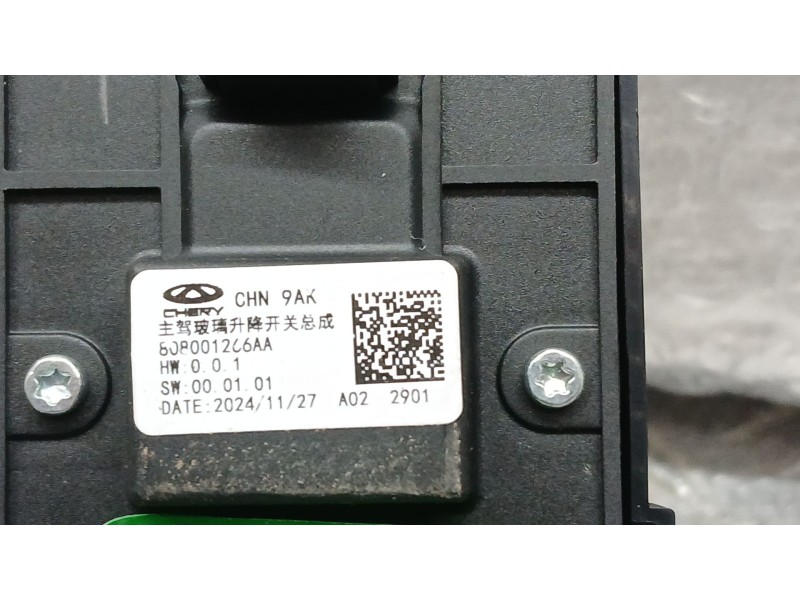 Recambio de mando elevalunas delantero izquierdo para jaecoo 7 phev 1.5 tgdi 255kw referencia OEM IAM 808001266AA  