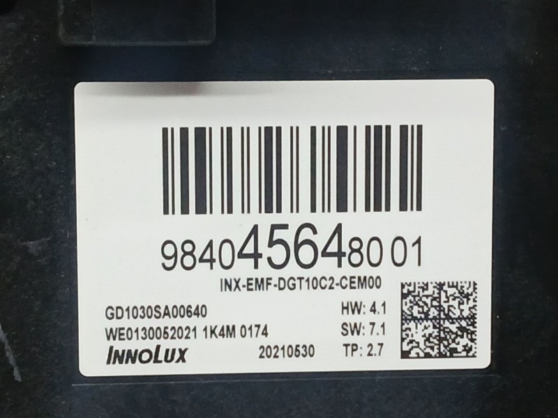 Recambio de sistema navegacion gps para citroën c4 iii (ba_, bb_, bc_) 1.5 bluehdi 130 (bbyhzb) referencia OEM IAM 9840456480 IN