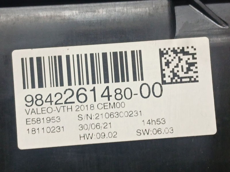 Recambio de cuadro instrumentos para citroën c4 iii (ba_, bb_, bc_) 1.5 bluehdi 130 (bbyhzb) referencia OEM IAM 9842261480 PROYE