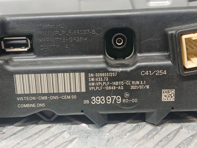 Recambio de cuadro instrumentos para citroën c4 iii (ba_, bb_, bc_) 1.5 bluehdi 130 (bbyhzb) referencia OEM IAM 9839397980 VISTE