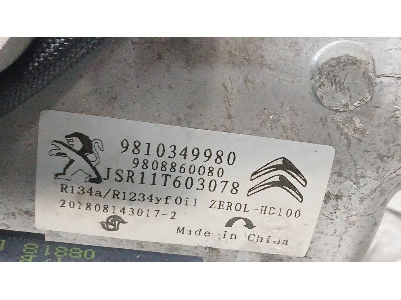 Recambio de compresor aire acondicionado para peugeot 2008 (--.2013) style referencia OEM IAM 9810349980  jsr11t6030778