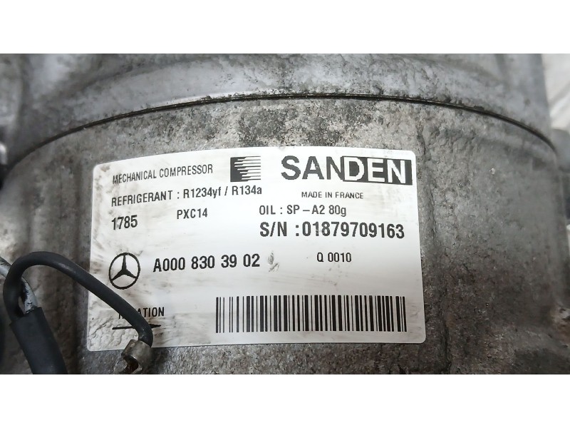 Recambio de compresor aire acondicionado para mercedes-benz sprinter 3,5-t furgoneta (b907, b910) 314 cdi rwd (907.631, 907.633,