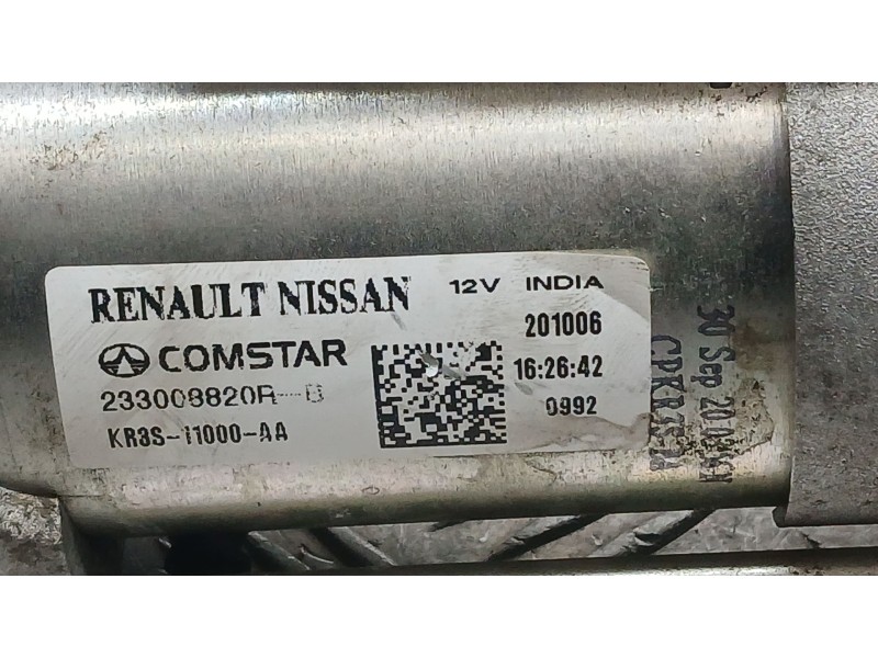 Recambio de motor arranque para dacia sandero iii 1.0 tce 90 referencia OEM IAM 233008820R COMSTAR KRAS11000AA