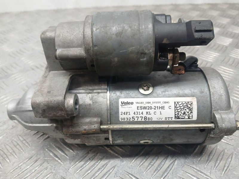 Recambio de motor arranque para citroën c4 iii (ba_, bb_, bc_) 1.5 bluehdi 130 (bbyhzb) referencia OEM IAM 9832577880 VALEO ESW2