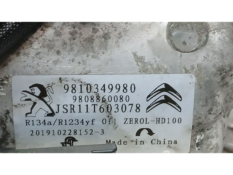 Recambio de compresor aire acondicionado para peugeot partner furgoneta/monovolumen (k9) 1.5 bluehdi 100 referencia OEM IAM 9810