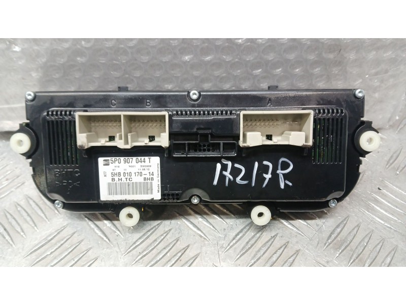 Recambio de mando climatizador para seat altea (5p1) 1.2 tsi referencia OEM IAM 5P0907044T  5HB010170