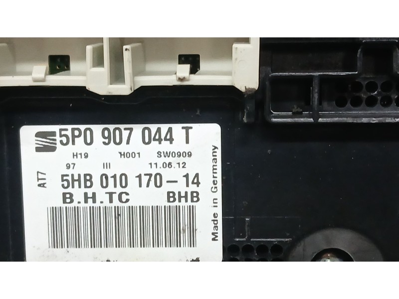 Recambio de mando climatizador para seat altea (5p1) 1.2 tsi referencia OEM IAM 5P0907044T  5HB010170
