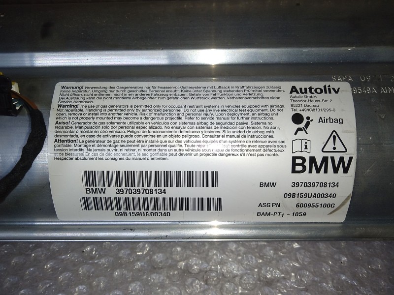 Recambio de kit airbag para bmw serie 5 berlina (e60) 520d referencia OEM IAM   