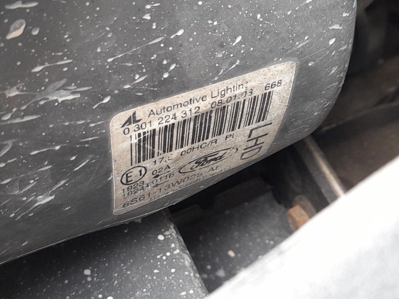 Recambio de faro derecho para ford fiesta v (jh_, jd_) 1.4 16v referencia OEM IAM   