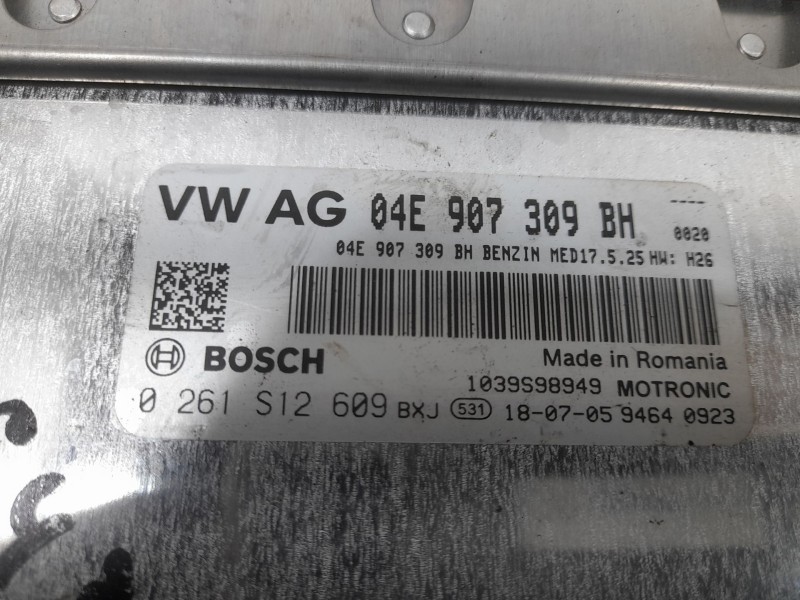 Recambio de centralita motor uce para seat leon (5f1) fr referencia OEM IAM 04E907309BH 0261S1269 BOSCH