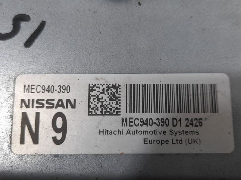 Recambio de centralita motor uce para nissan juke (f15) acenta referencia OEM IAM MEC940390  HITACHI