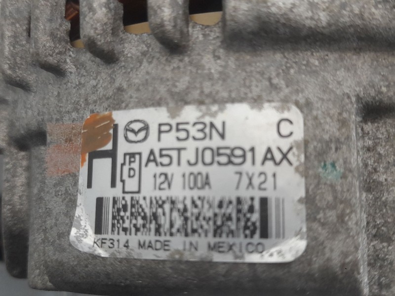 Recambio de alternador para mazda 2 lim. () origin referencia OEM IAM A5TJ0591AX  