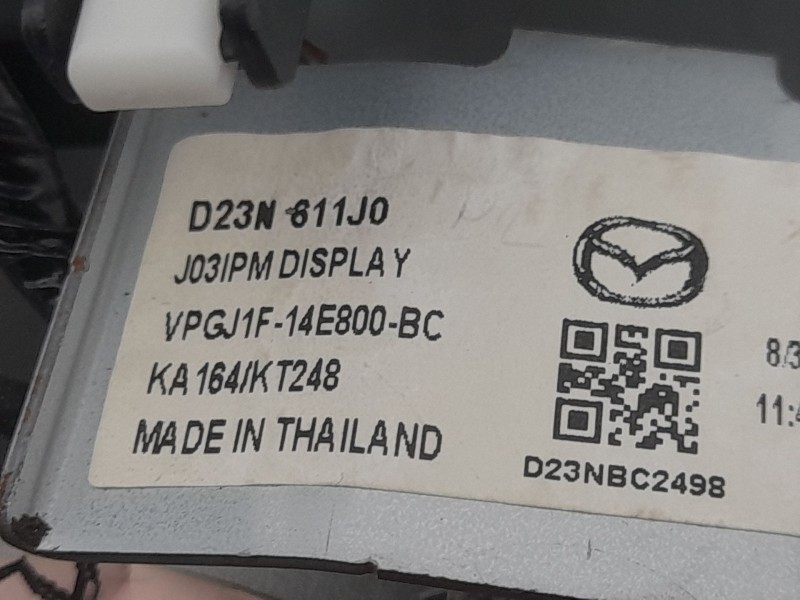 Recambio de sistema navegacion gps para mazda 2 lim. () origin referencia OEM IAM D23N611J0  