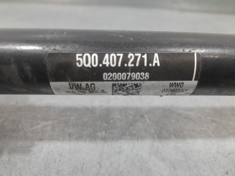 Recambio de transmision delantera izquierda para seat leon (5f1) fr referencia OEM IAM 5Q0407271A  