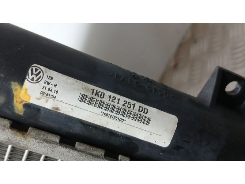 Recambio de radiador agua para audi a3 (8p1) 1.6 tdi referencia OEM IAM 1K0121251DD  