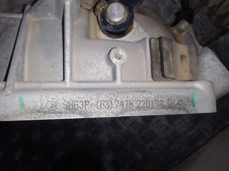 Recambio de caja cambios para mg zs 1.5 vti referencia OEM IAM SH12M5F3 5VELOCIDADES PENDIENTE DE REVISAR REF