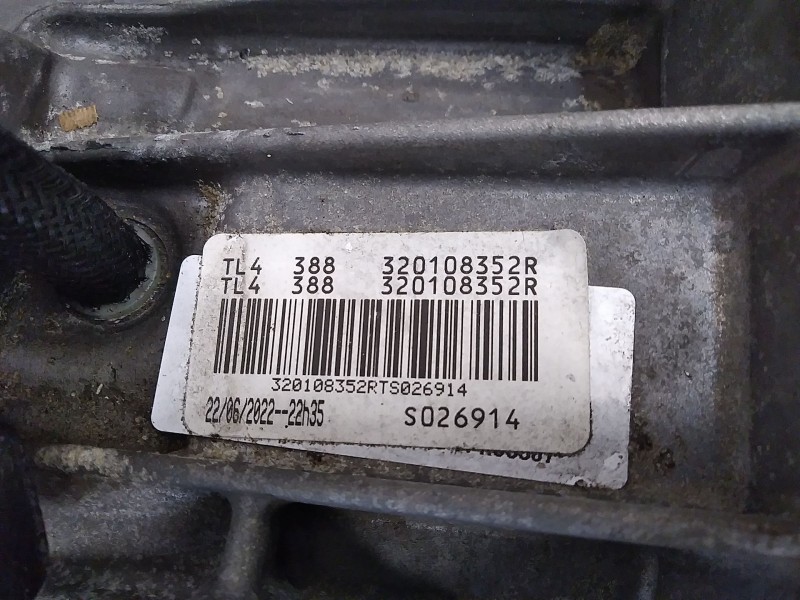 Recambio de caja cambios para renault captur ii (hf_) tce 140 (hfn0) referencia OEM IAM tl4388 6 VELOCIDADES S026914