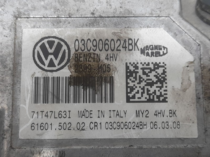 Recambio de centralita motor uce para seat ibiza iv (6j5, 6p1) 1.4 referencia OEM IAM 03C906024BK  