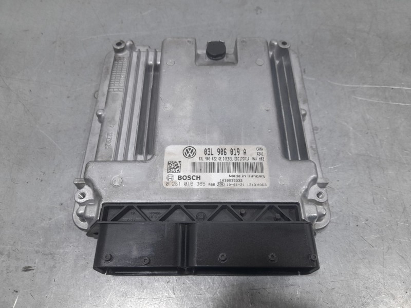 Recambio de centralita motor uce para seat exeo (3r2) 2.0 tdi referencia OEM IAM 03L906019A 0281016365 BOSCH