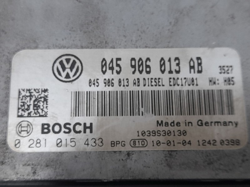 Recambio de centralita motor uce para seat ibiza (6j5) reference referencia OEM IAM 045906013AB 0281015433 BOSCH
