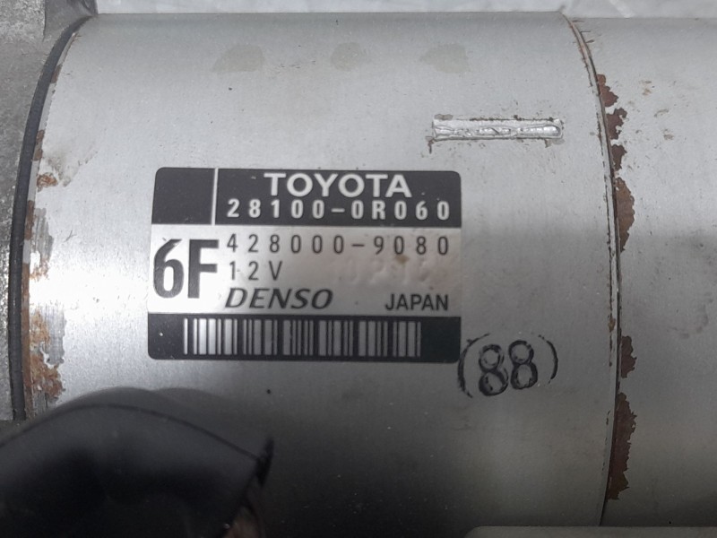 Recambio de motor arranque para toyota auris active referencia OEM IAM 281000R060  