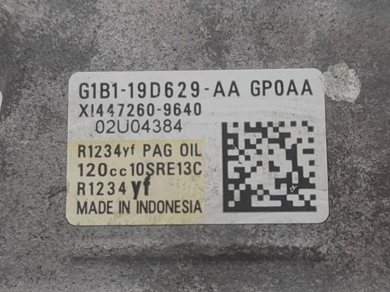 Recambio de compresor aire acondicionado para ford ka+ ultimate referencia OEM IAM G1B119D629AA X1447260-9640 