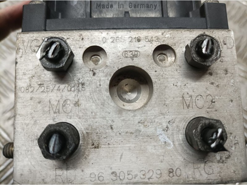 Recambio de abs para peugeot 406 berlina (s1/s2) srdt referencia OEM IAM 9630532980 0265216543 BOSCH