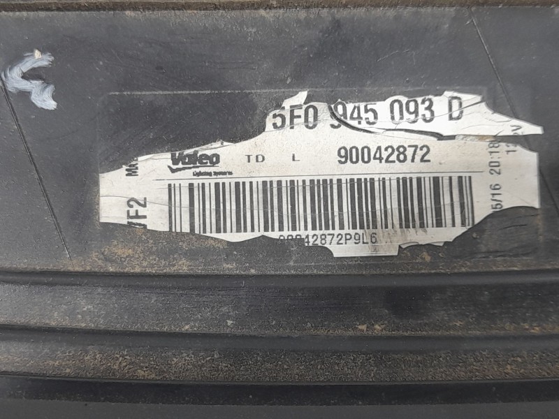 Recambio de piloto trasero izquierdo interior para seat leon (5f1) 1.6 tdi referencia OEM IAM 5F0945093D  VALEO