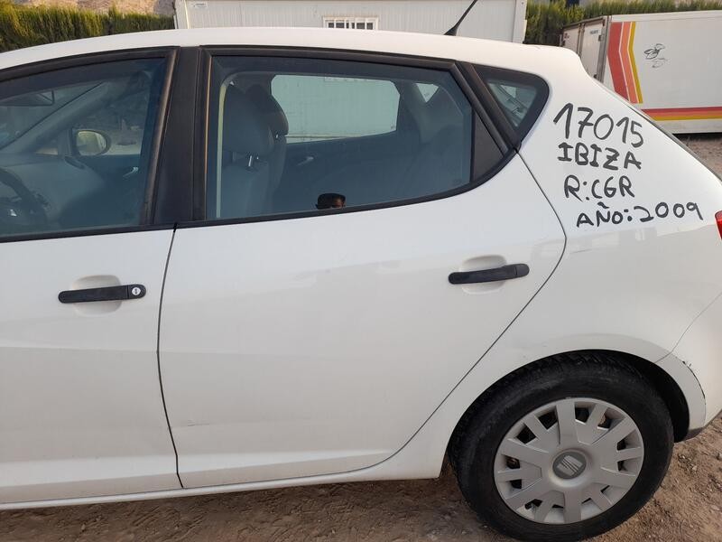 Recambio de puerta trasera izquierda para seat ibiza iv (6j5, 6p1) 1.2 referencia OEM IAM 6J4833055 TOCADA 