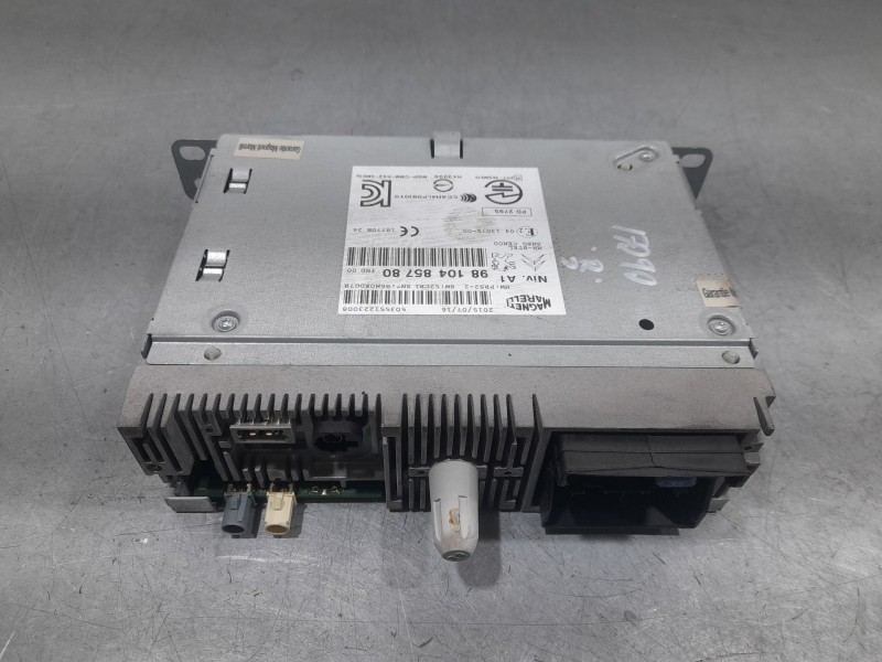 Recambio de sistema audio / radio para citroën c4 picasso ii 1.6 bluehdi 120 referencia OEM IAM 9810485780  