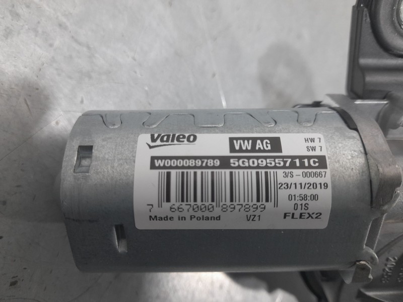 Recambio de motor limpia trasero para skoda kamiq (nw4) 1.0 tsi referencia OEM IAM 5G0955711C W24388 VALEO