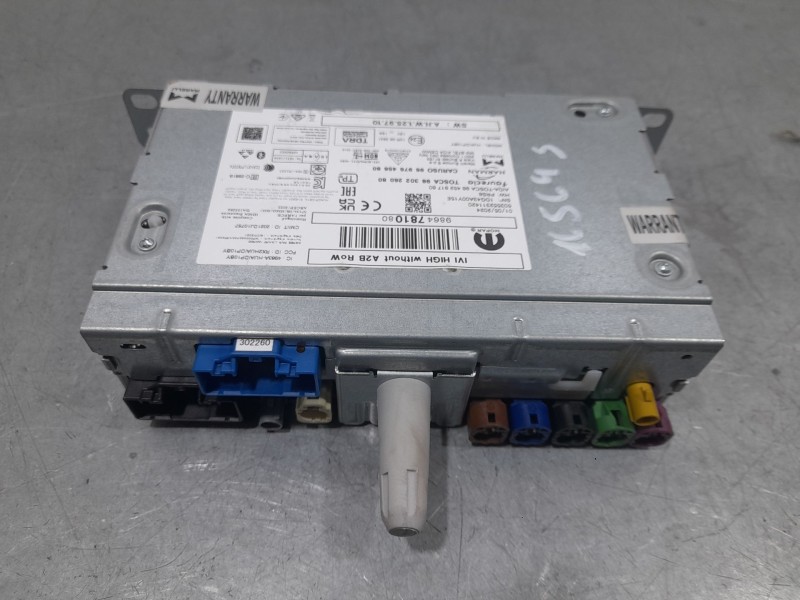 Recambio de sistema audio / radio para opel corsa f (p2jo) 1.2 (68) referencia OEM IAM 9864781080  