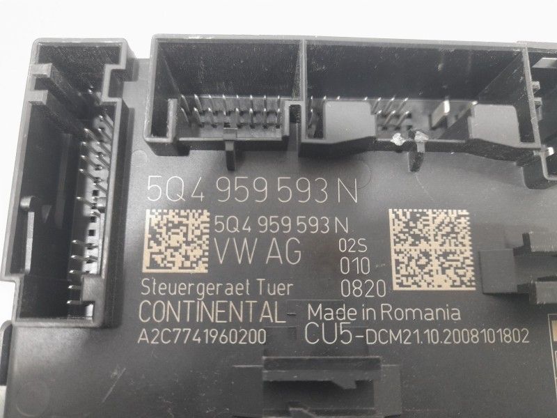 Recambio de modulo confort para volkswagen t-roc (a11, d11) 1.5 tsi referencia OEM IAM 5Q4959593N DELANTERO IZQUIERDO 