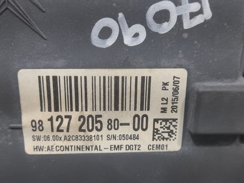 Recambio de sistema navegacion gps para citroën c4 picasso ii 1.6 bluehdi 120 referencia OEM IAM 9812720580  