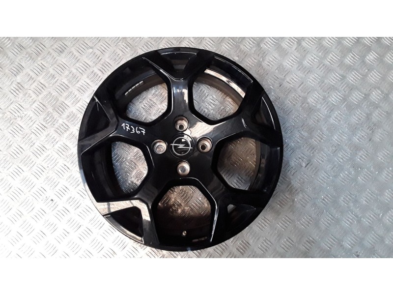 Recambio de llanta aluminio para opel crossland x / crossland (p17, p2qo) 1.2 (75) referencia OEM IAM 6.5X17 4 TORN ET20  ALUMIN