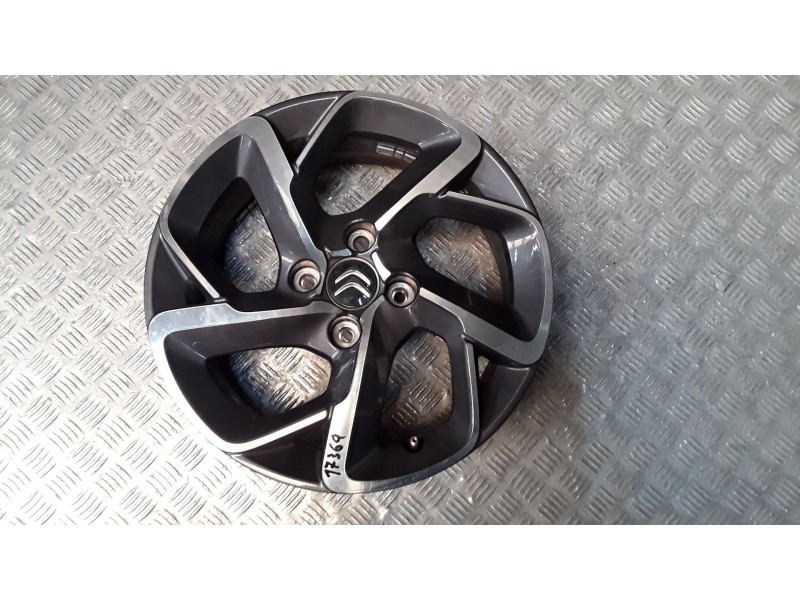 Recambio de llanta aluminio para citroën c-elysee (dd_) 1.2 vti 82 referencia OEM IAM 6X16 4 TORN ET27 ROZADA ALUMINIO