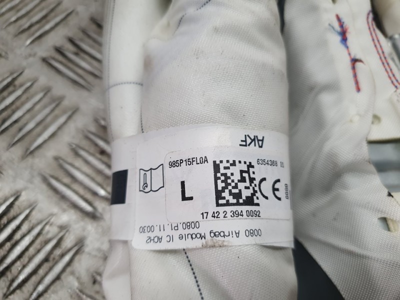 Recambio de airbag cortina delantero izquierdo para nissan micra v (k14) acenta referencia OEM IAM 985P15FL0A E16356762 
