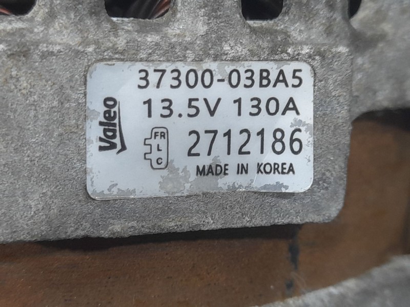 Recambio de alternador para kia picanto (ja) gt line referencia OEM IAM 3730003BA5 2712186 VALEO
