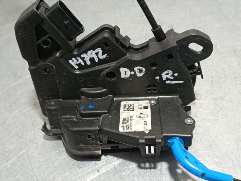 Recambio de cerradura puerta delantera derecha para peugeot 308 active pack bluehdi 130 s&s referencia OEM IAM 9835556980  ELECT