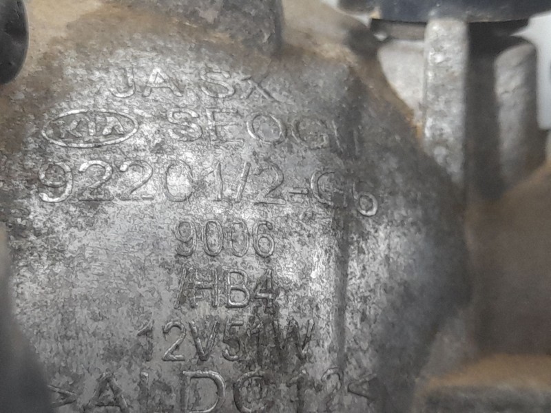 Recambio de faro antiniebla izquierdo para kia picanto (ja) gt line referencia OEM IAM 92201G6  