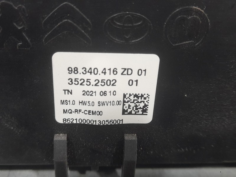 Recambio de mando calefaccion / aire acondicionado para peugeot partner furgoneta/monovolumen (k9) 1.5 bluehdi 100 referencia OE