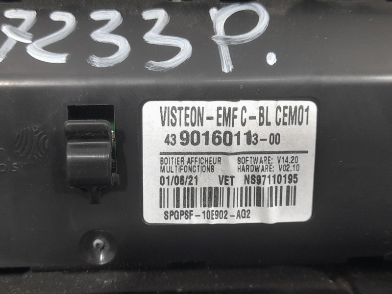 Recambio de sistema audio / radio para peugeot partner furgoneta/monovolumen (k9) 1.5 bluehdi 100 referencia OEM IAM 43901601130