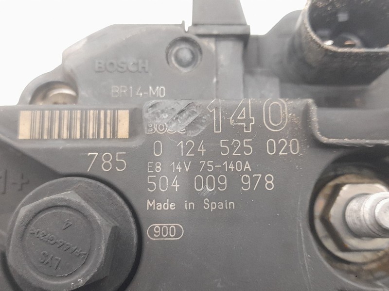 Recambio de alternador para iveco daily iv furgoneta 35c12 v, 35c12 v/p, 35s12 v, 35s12 v/p referencia OEM IAM 504009978 0124525