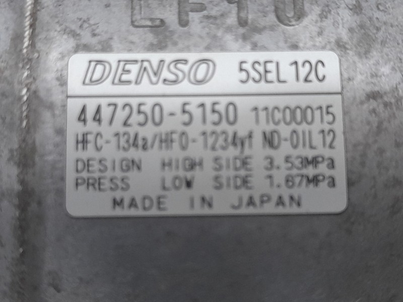Recambio de compresor aire acondicionado para opel corsa f (p2jo) 1.2 (68) referencia OEM IAM 9828684880 4472505150 DENSO