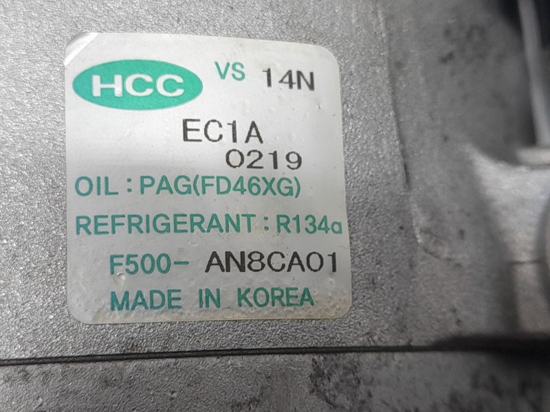 Recambio de compresor aire acondicionado para hyundai i30 (fd) 1.6 crdi referencia OEM IAM F500AN8CA01  