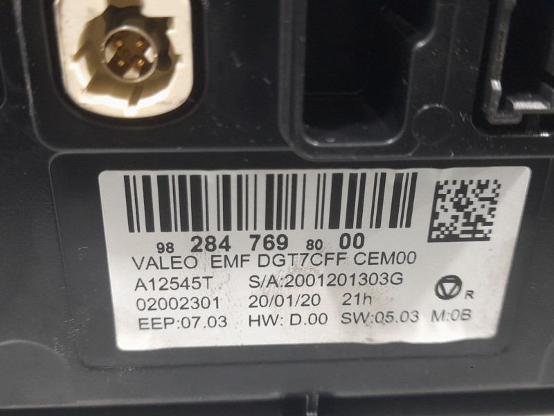 Recambio de sistema navegacion gps para opel corsa f (p2jo) 1.2 (68) referencia OEM IAM 9828476980 DGT7CFF VALEO