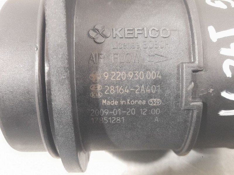 Recambio de caudalimetro para hyundai i30 (fd) 1.6 crdi referencia OEM IAM 281642A401 9220930004 KEFICO