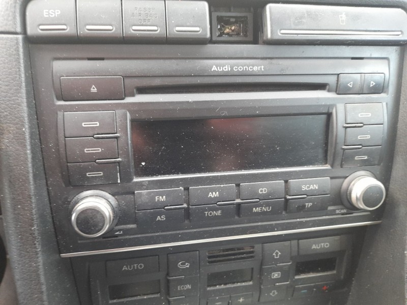 Recambio de sistema audio / radio cd para audi a4 b7 (8ec) 1.9 tdi referencia OEM IAM   
