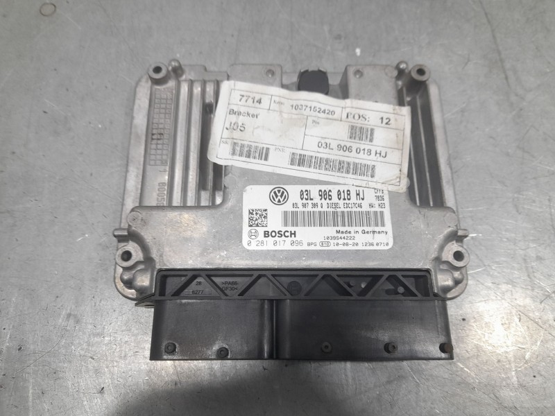 Recambio de centralita motor uce para volkswagen sharan (7n1, 7n2) 2.0 tdi referencia OEM IAM 03L906018HJ 0281017096 BOSCH