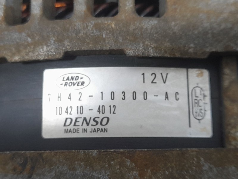 Recambio de alternador para land rover range rover (lm) v8 td vogue referencia OEM IAM 7H4210300AC  